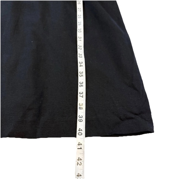 Ann Taylor Size 10 Black Double V Sheath Dress Sleeveless Linen Blend NWT $149 - Picture 5 of 15